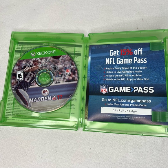 Madden NFL 17 XBOX ONE Used Great Condition Complete. - Picture 4 of 5